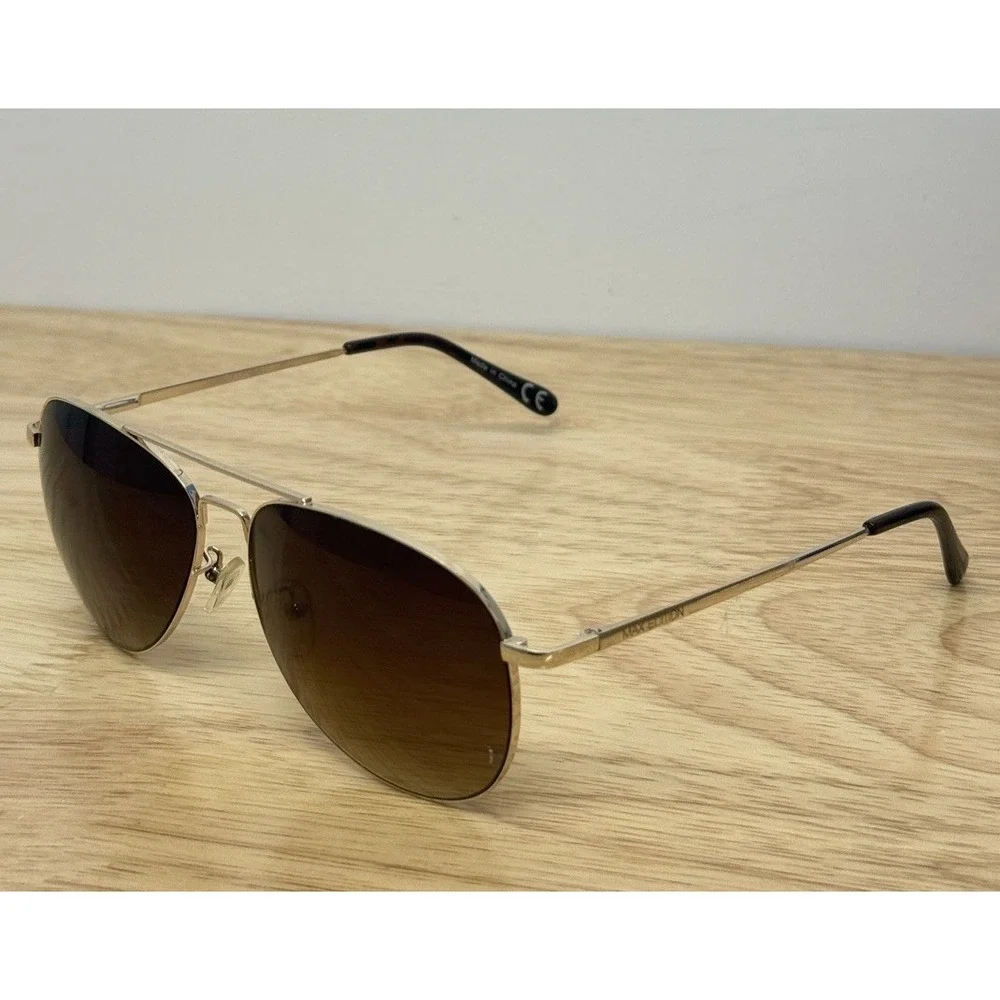 Max Edition Gold Aviator Sunglasses 100% UV Protection ME 7612‎